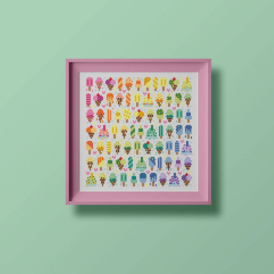 Una Buena Pieza - Ice Cream Rainbow