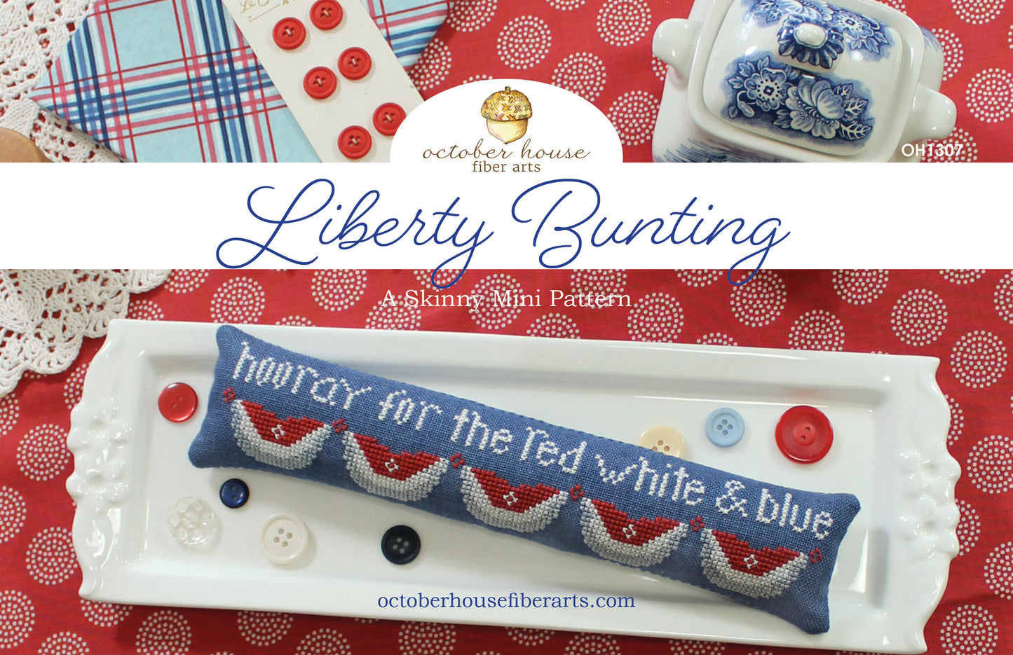 October House Fiber Arts - Liberty Bunting