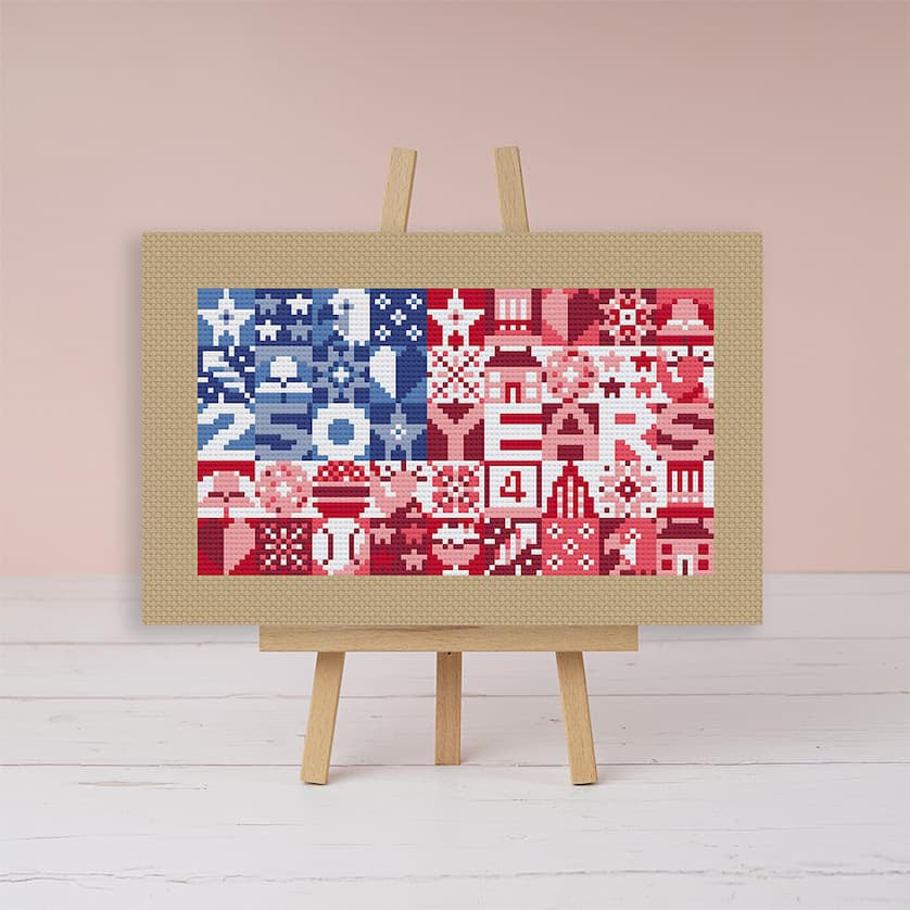 Caterpillar Cross Stitch - Liberty Stitches