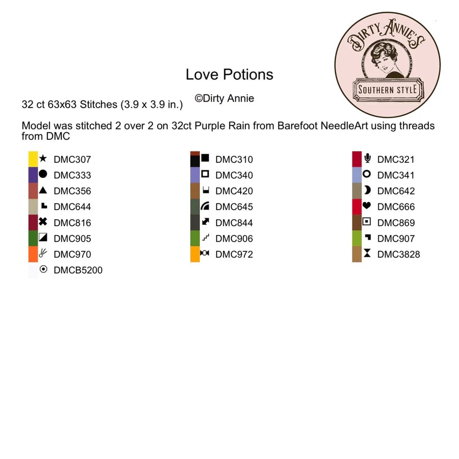 Dirty Annie's Southern Style - Love Potions [PRE-ORDER - SHIPS EARLY SEPTEMBER]