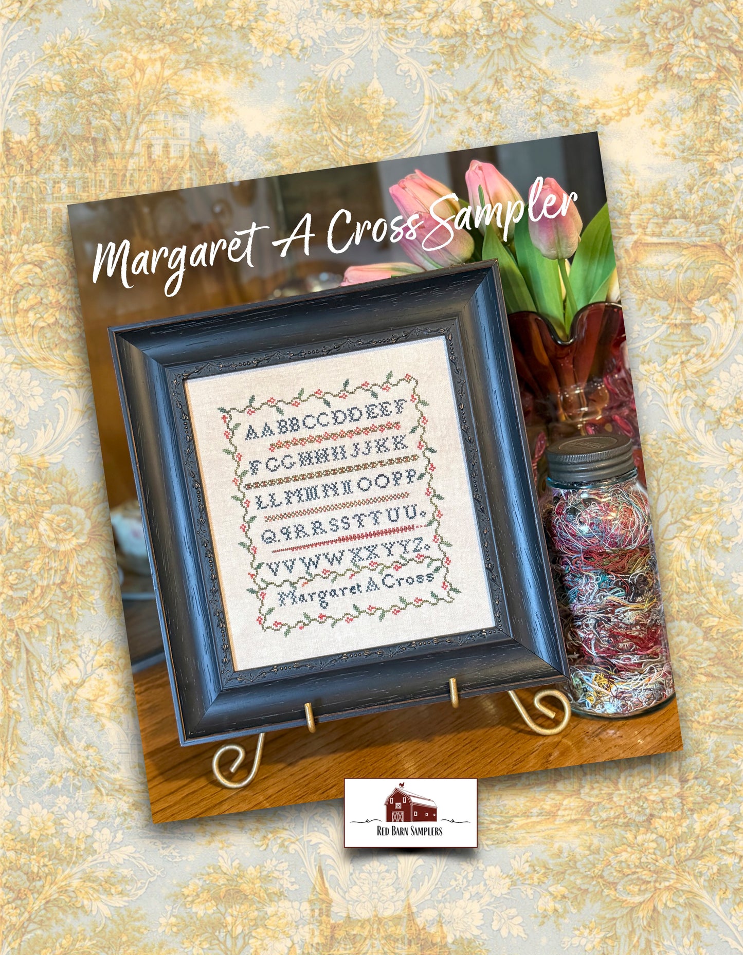 Red Barn Samplers - Margaret A Cross Sampler (PRE-ORDER)