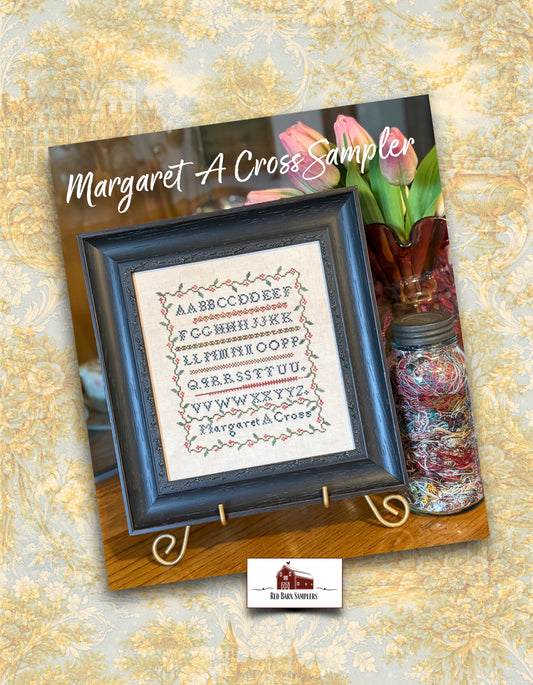 Red Barn Samplers - Margaret A Cross Sampler (PRE-ORDER)