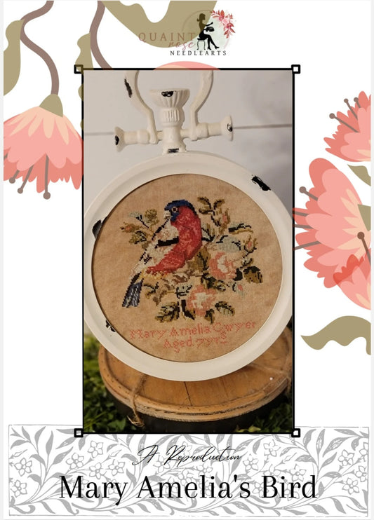 Quaint Rose Needlearts - Mary Amelia's Bird