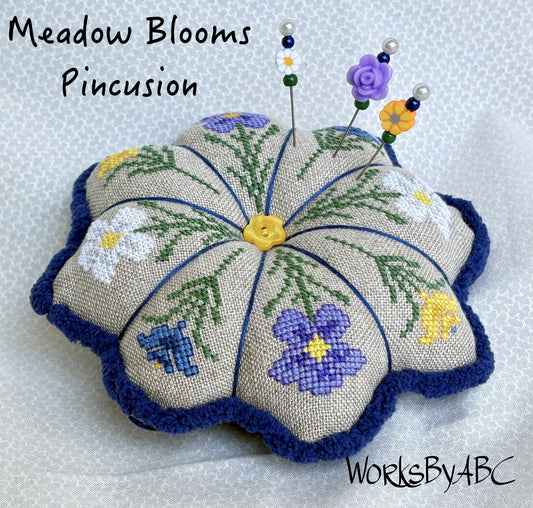 WorksByABC - Meadow Blooms Pincushion