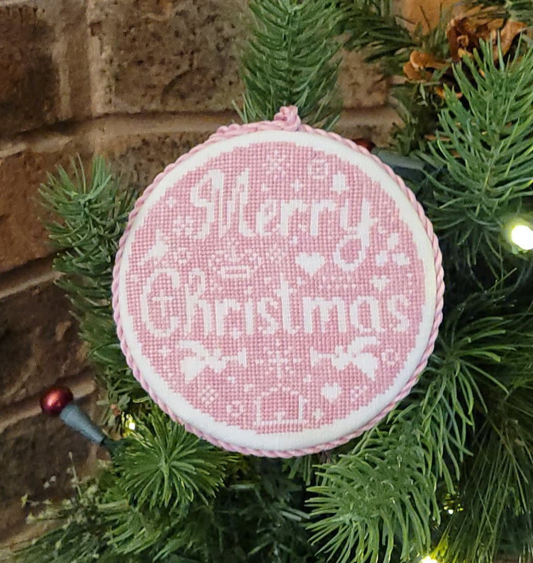 Wildflower Stitching - Merry Christmas Bauble (PRE-ORDER)