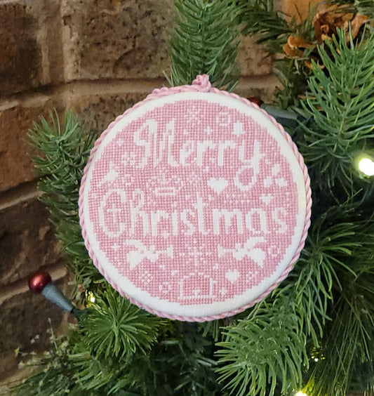 Wildflower Stitching - Merry Christmas Bauble (PRE-ORDER)