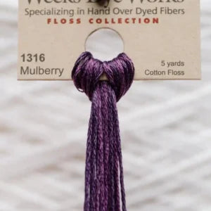 Weeks Dye Works - Mulberry [6-STRAND COTTON]
