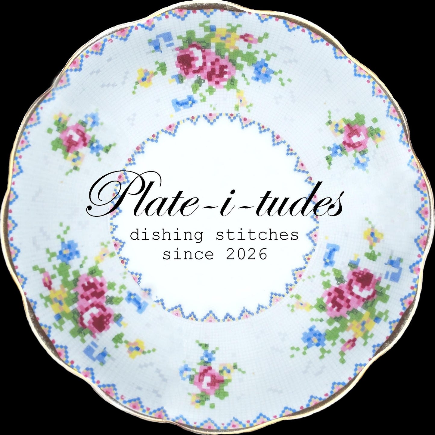 Pansy Patch Quilts & Stitchery - Not Without My Dogs [Plate-i-Tudes Collaboration] (SHIPS EARLY APRIL)