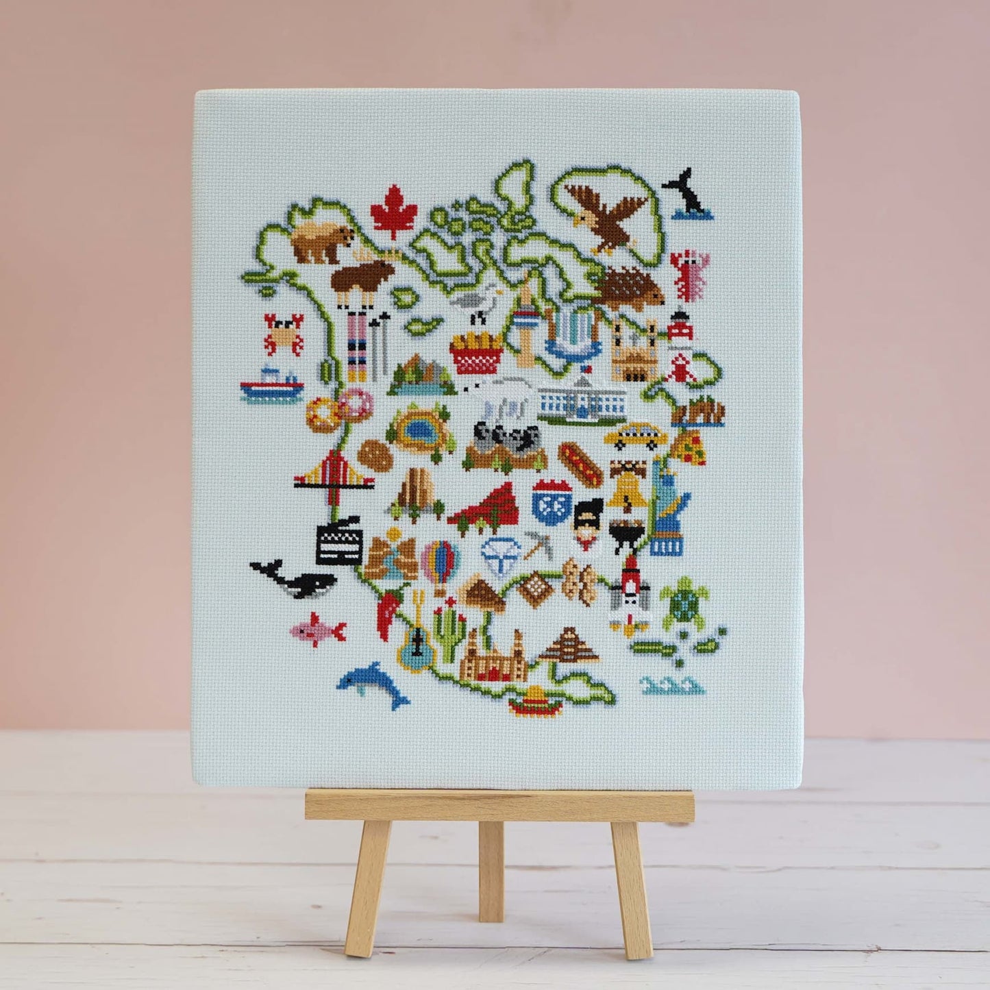 Caterpillar Cross Stitch - North American Adventure (PRE-ORDER)