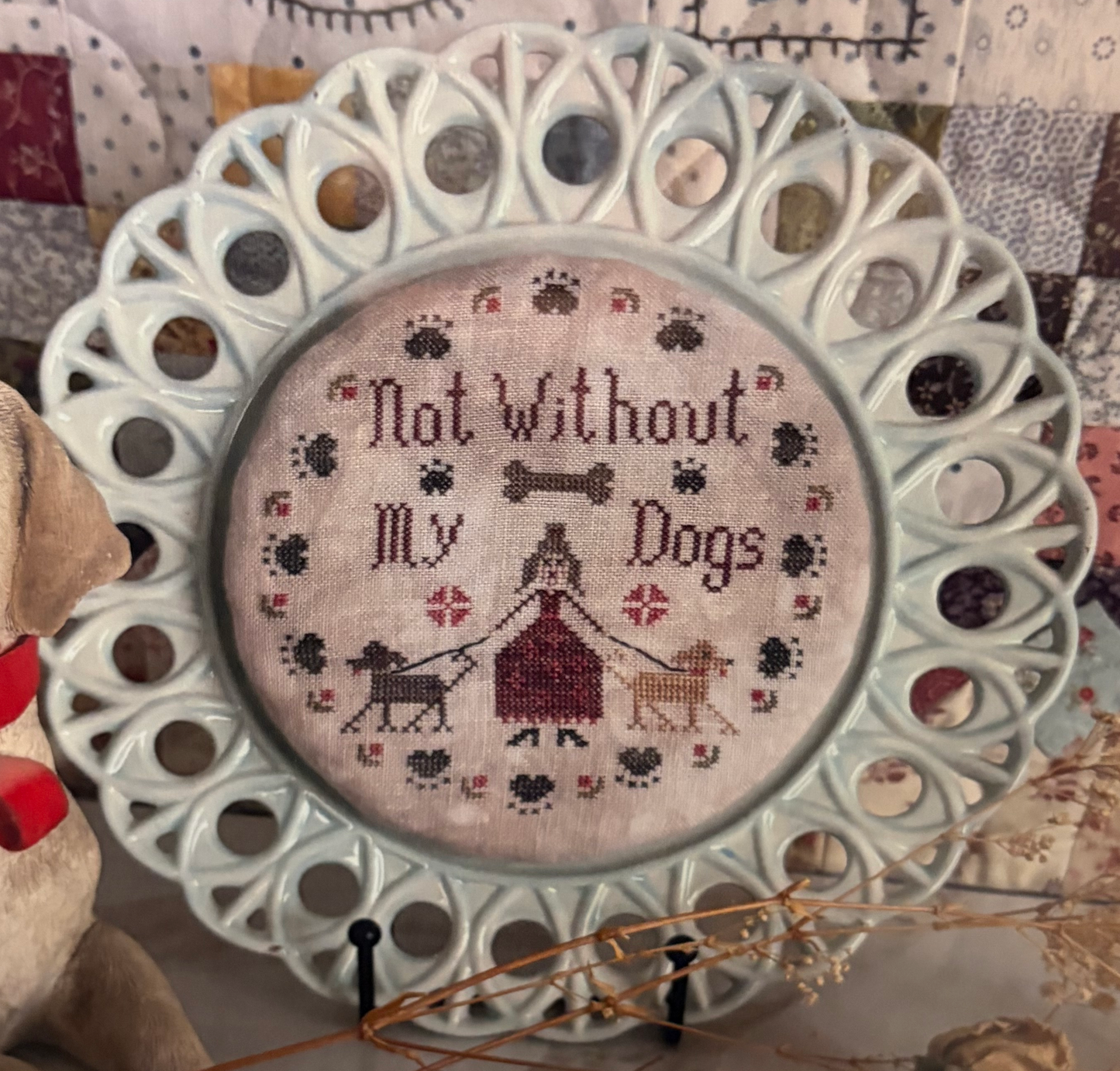 Pansy Patch Quilts & Stitchery - Not Without My Dogs