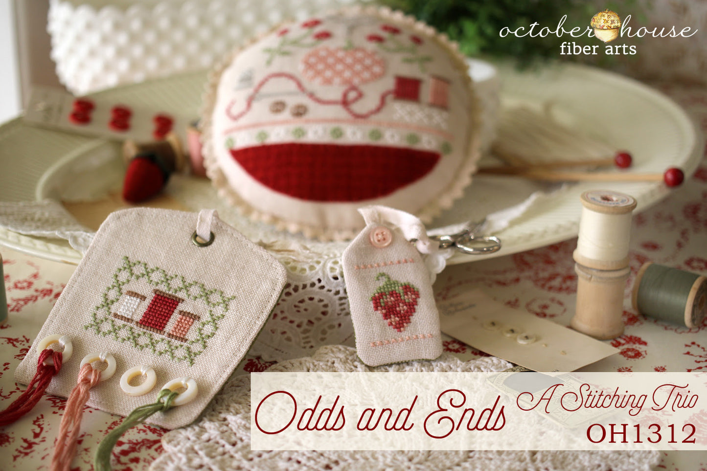 October House Fiber Arts - Odds and Ends: A Stitching Trio [PRE-ORDER - SHIPS EARLY OCT]