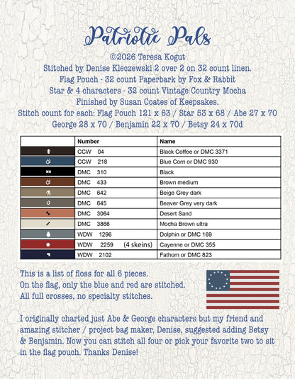 Teresa Kogut - Patriotic Pals [PRE-ORDER - SHIPS LATE JULY]
