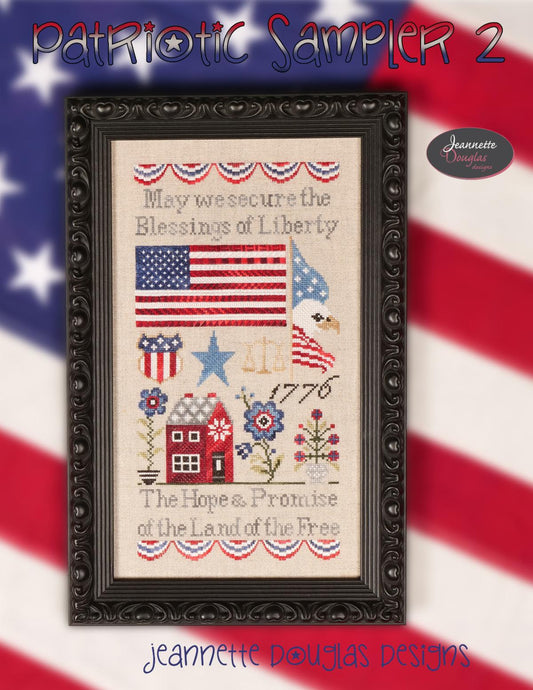 Jeannette Douglas Designs - Patriotic Sampler 2 (PRE-ORDER)