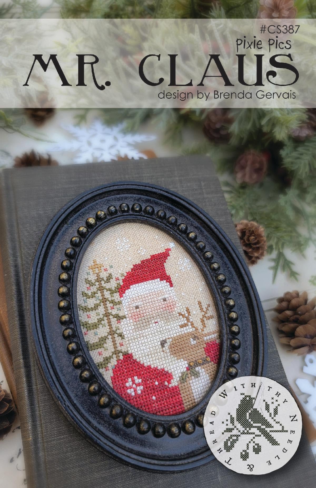 With Thy Needle & Thread - Pixie Pics: Mr. Claus [PRE-ORDER - SHIPS MID/LATE NOV]