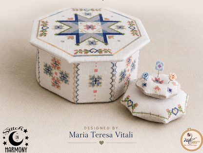 MTVDesigns - Quaker Star Sewing Box (Stitch in Harmony) [PRE-ORDER - SHIPS EARLY SEPTEMBER]