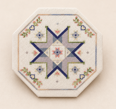 MTVDesigns - Quaker Star Sewing Box (Stitch in Harmony) [PRE-ORDER - SHIPS EARLY SEPTEMBER]