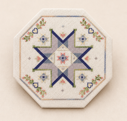 MTVDesigns - Quaker Star Sewing Box (Stitch in Harmony) [PRE-ORDER - SHIPS EARLY SEPTEMBER]