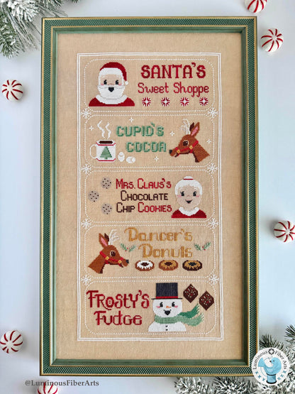 Luminous Fiber Arts - Santa's Sweet Shoppe
