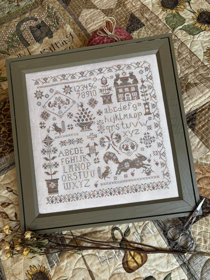 Pansy Patch Quilts & Stitchery - Sassy Squirrel Sampler [PRE-ORDER - SHIPS EARLY SEPTEMBER]