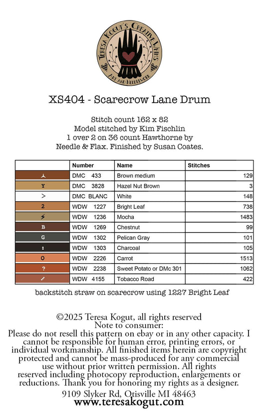 Teresa Kogut - Scarecrow Lane Drum [PRE-ORDER - SHIPS EARLY SEPTEMBER]