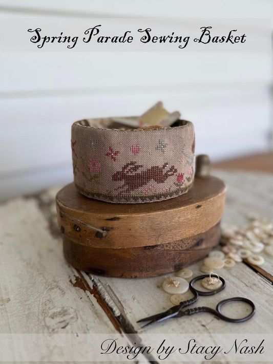 Stacy Nash Designs - Spring Parade Sewing Basket (PRE-ORDER)