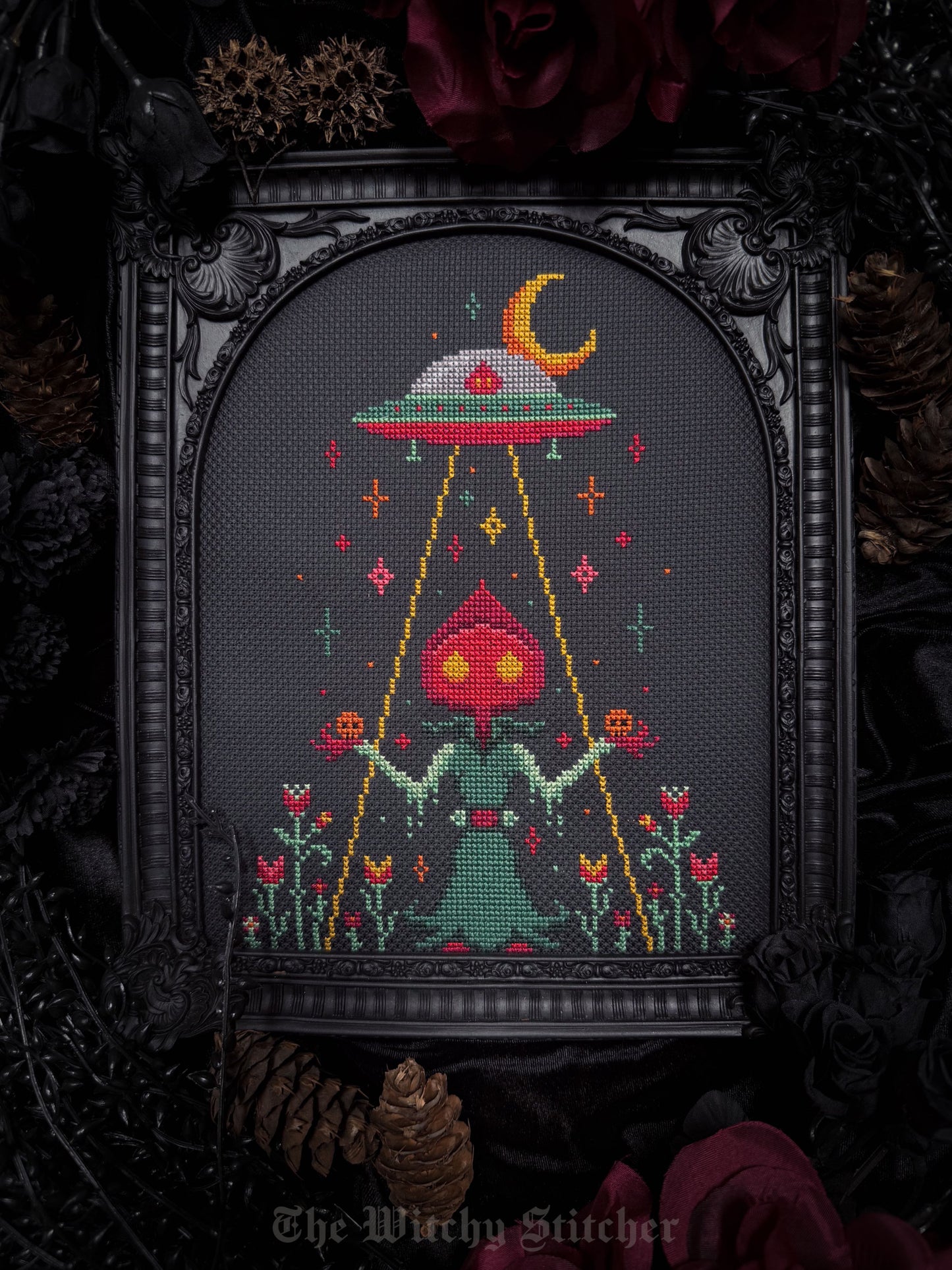 The Witchy Stitcher - Take Me Home ~ Flatwoods Monster [PRE-ORDER - SHIPS EARLY SEPTEMBER]