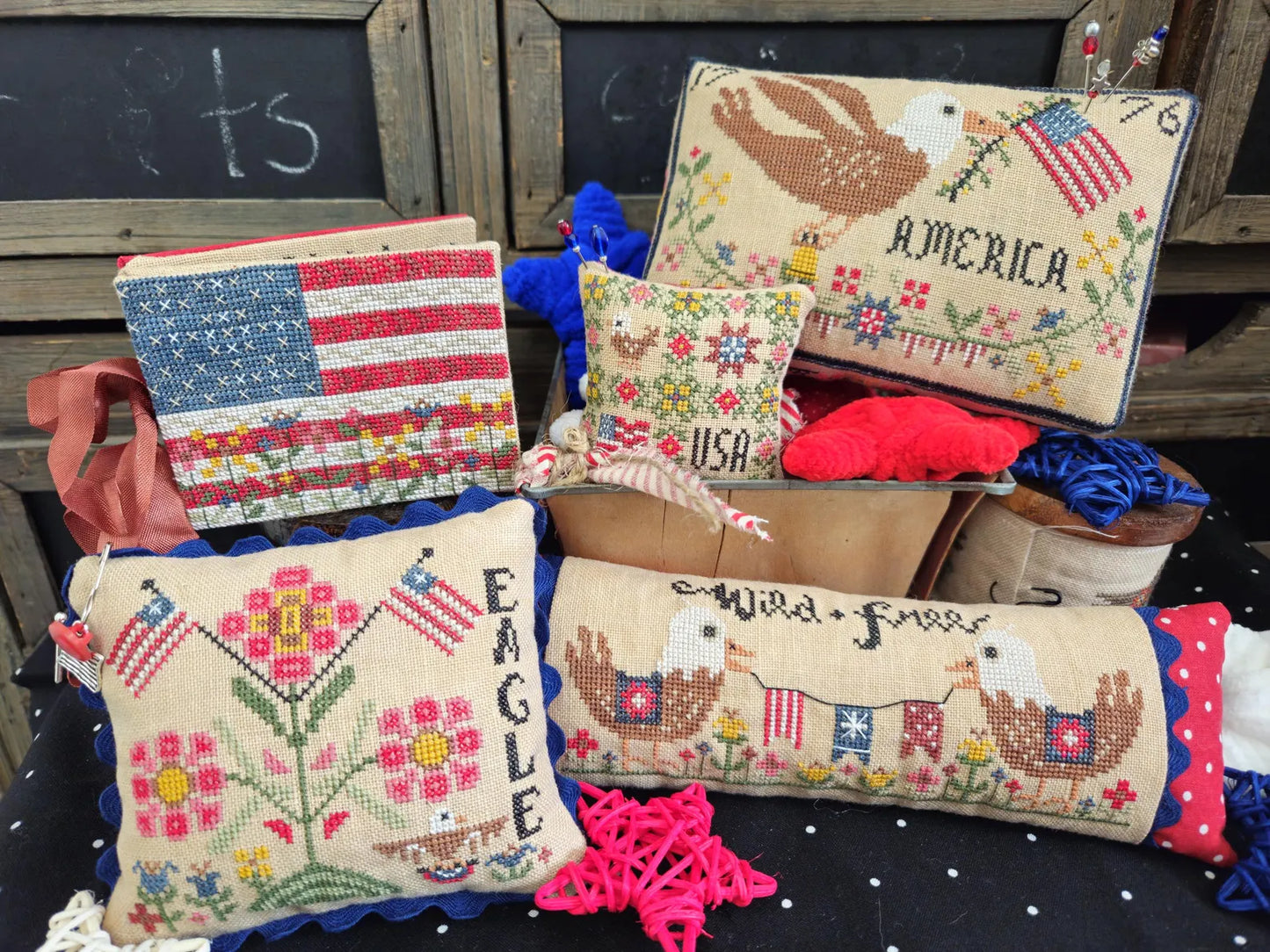 Quaint Rose Needlearts - Wildflowers + Freedom