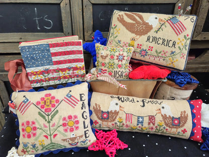 Quaint Rose Needlearts - Wildflowers + Freedom