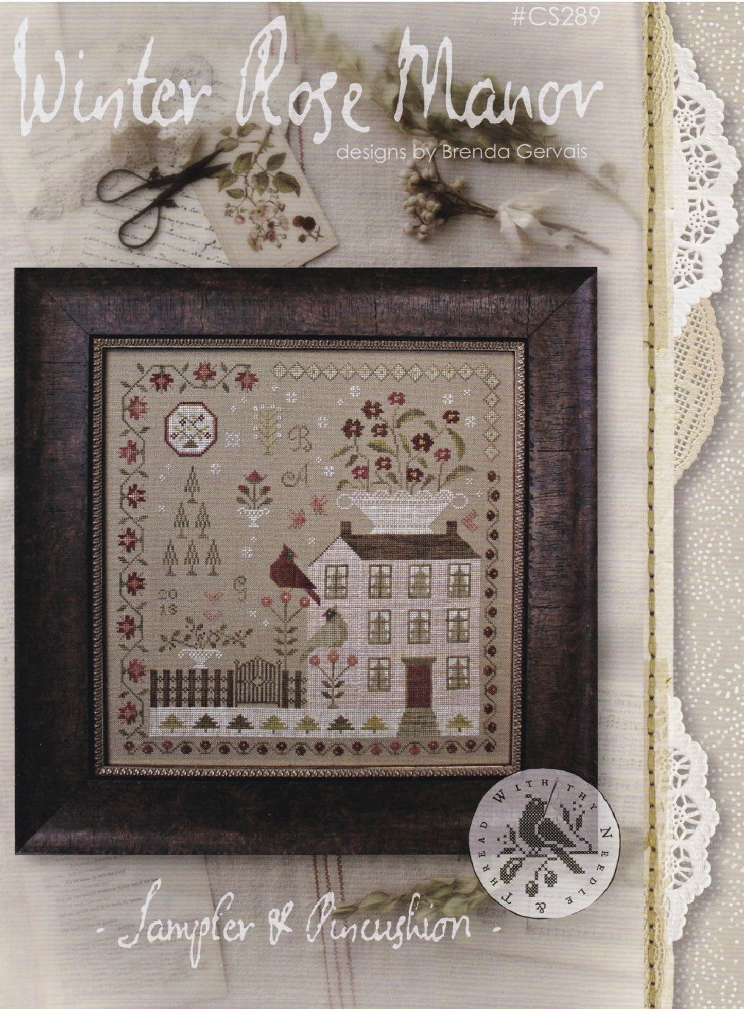 With Thy Needle & Thread - Winter Rose Manor