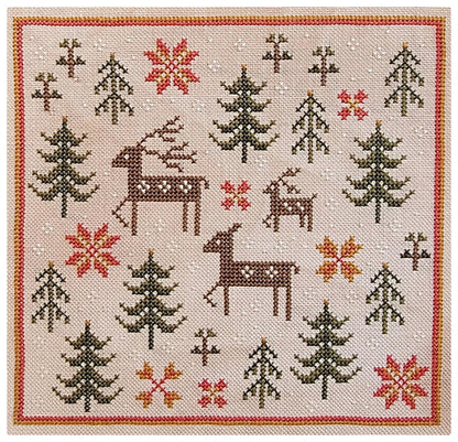 Hello From Liz Mathews - Winter Woodland Star & Sampler [PRE-ORDER - SHIPS MID-NOV]
